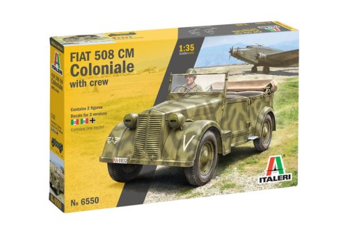 Go to product Italeri 6550 - 1:35 Fiat 508 CM Coloniale with Crew