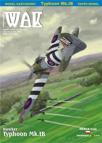 Go to product WAK 2102 - 1:33 Hawker Typhoon Mk.IB