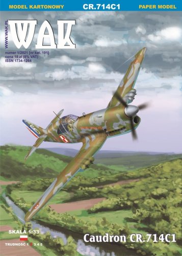 Go to product WAK 2101 - 1:33 Caudron CR.714C1