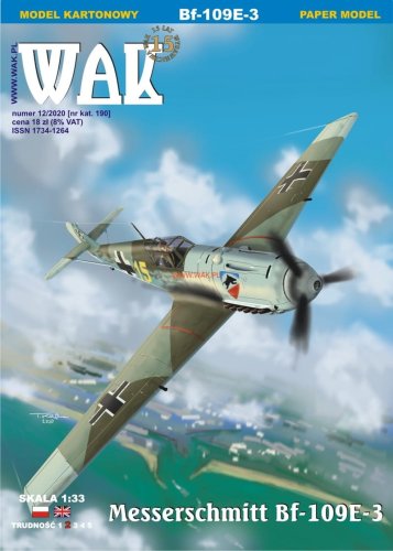 Go to product WAK 2012 - 1:33 Messerschmitt Bf-109E-3