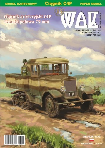 Go to product WAK 2011 - 1:32 Ciągnik C4P z armatą polową 75 mm