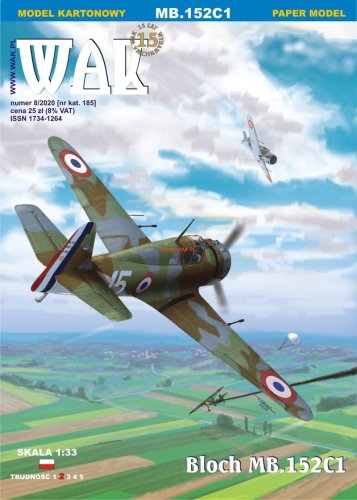 Go to product WAK 2008 - 1:33 Bloch MB.152C1