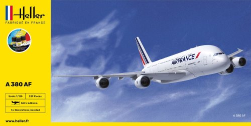 Go to product Heller 56436 - 1:125 Airbus A 380 AF - model set with paints