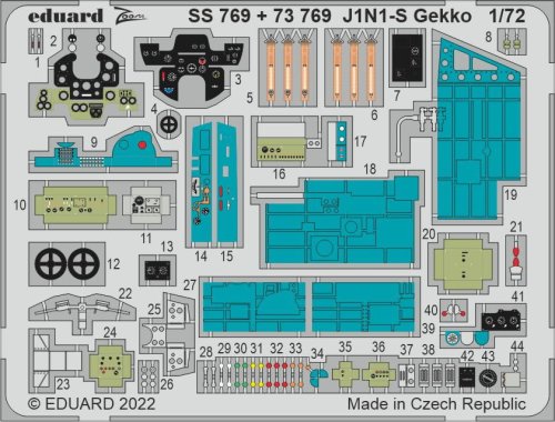 Go to product Eduard SS769 - 1:72 J1N1-S Gekko