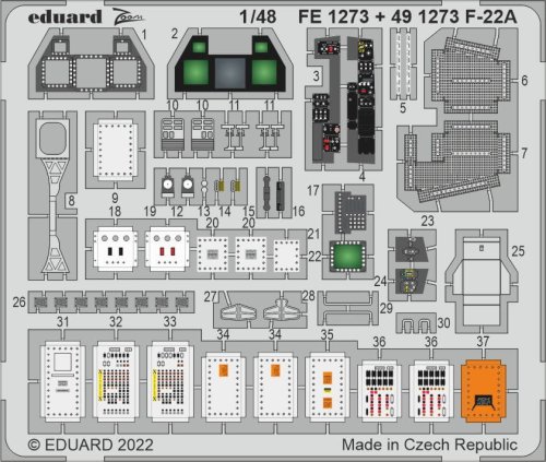Go to product Eduard FE1273 - 1:48 F-22A