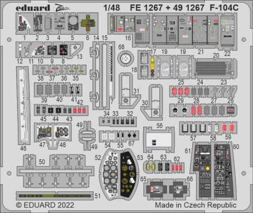 Go to product Eduard FE1267 - 1:48 F-104C