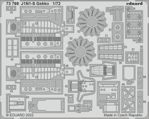 Go to product Eduard 73769 - 1:72 J1N1-S Gekko