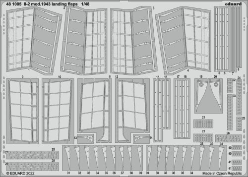 Go to product Eduard 481085 - 1:48 Il-2 mod. 1943 landing flaps