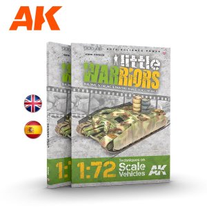 AK Interactive 640 - Little Warriors - Techniques on 1:72 Scale Vehicles vol.2 Axis Alliance Power