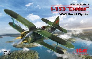 ICM 32010 - 1:32 I-153 Chaika WWII Soviet Fighter