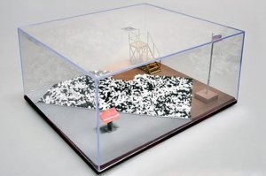 Trumpeter 09849 - Model kit display case, dimensions: 316 x 276 x 136 mm