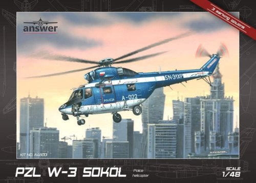 Go to product Answer AA48001 - 1:48 PZL W-3A Sokół Polish Police Helicopter