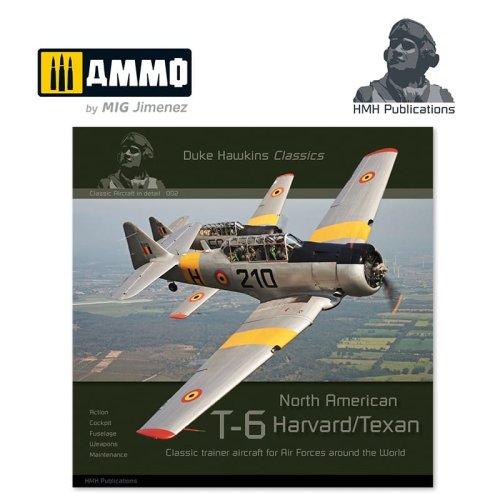 Go to product HMH Publications DHC002 - Classics Aircraft in Detail: North American T-6 Harvard/Texan