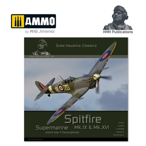 Go to product HMH Publications DHC001 - Classics Aircraft in Detail: Supermarine Spitfire Mk.IX & Mk.XVI