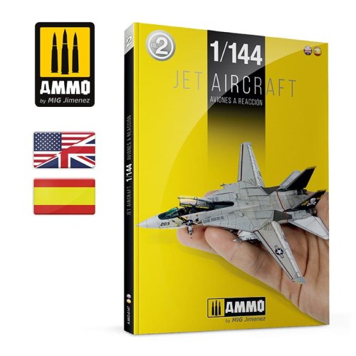 Go to product Ammo Mig 6147 - Jet Aircraft 1/144 - poradnik modelarski