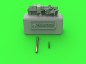 Master GM-72-015 - 1:72 Barrel for Type 95 Ha-Go Japanese light tank with 37 mm type 94 gun and resin gun mount