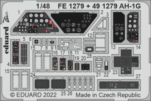 Go to product Eduard FE1279 - 1:48 AH-1G