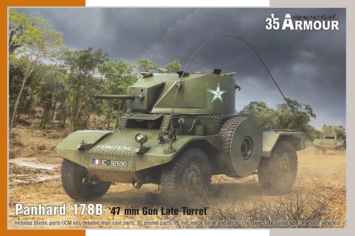 Go to product Special Hobby A35009 - 1:35 Panhard 178B 47 mm Gun Late Turret