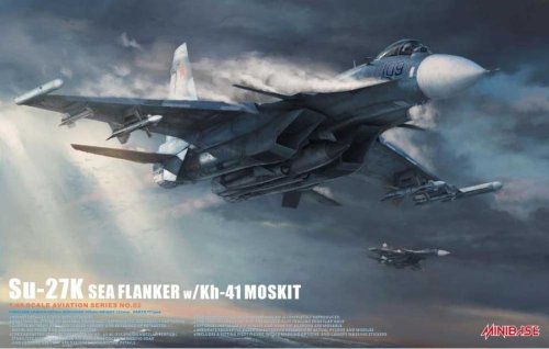 Go to product Minibase 8002 - 1:48 Su-27K Sea Flanker with Kh-41 Moskit