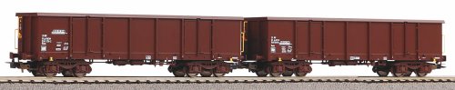 Go to product Piko 58237 H0 - Zestaw 2 wagonów węglarek Eaos RCW z ładunkiem