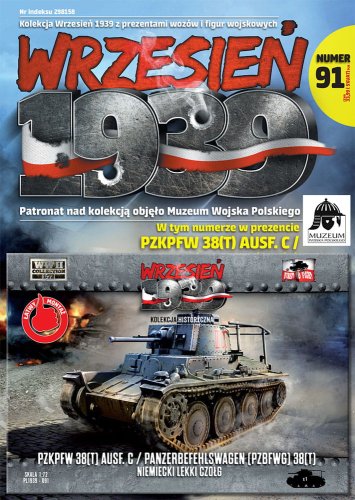 Go to product First to Fight 091 - September 1939 - 1:72 German light tank Pzkpfw 38(t) Ausf. C / Panzerbefehlswagen (Pzbfwg) 38(t)