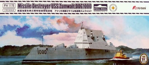 Go to product Flyhawk 1175 - 1:700 Missile Destroyer USS Zumwalt DDG-1000