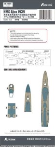 Flyhawk 710071 - 1:700 HMS Ajax 1939 - Wooden Deck 30 ml