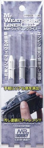 Go to product Mr.Hobby PP203 - Mr. Weathering Liner Snow set