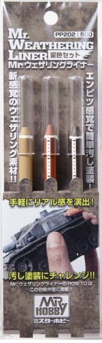Go to product Mr.Hobby PP202 - Mr. Weathering Liner Mud set
