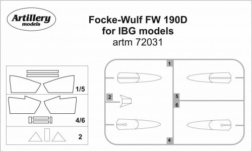 Go to product FLY ARTM72031 - 1:72 Focke Wulf 190D