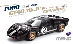 Meng Model RS003 - 1:12 Ford GT40 Mk.II ’66 Pre-colored Edition