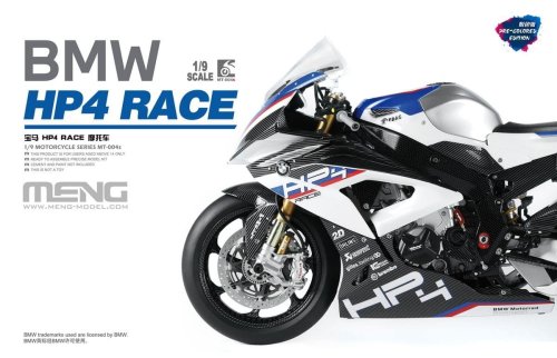 Go to product Meng Model MT004S - 1:9 BMW HP4 Race Pre-colored Edition