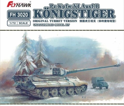 Go to product Flyhawk 3020 - 1:72 Pz.Kpfw.VI Ausf.B Konigstiger Original Turret Version