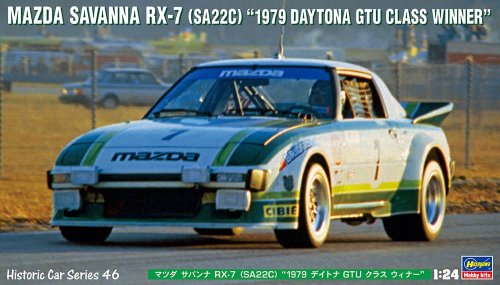 Go to product Hasegawa HC46 21146 - 1:24 Mazda Savanna RX-7 (SA22C) 1979 Daytona GTU Class Winner