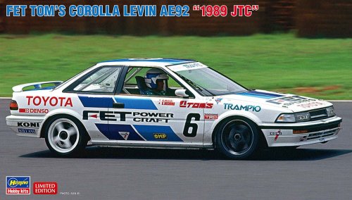 Go to product Hasegawa 20545 - 1:24 Fet Tom's Corolla Levin AE92 1989 JTC