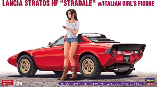 Go to product Hasegawa 20543 - 1:24 Lancia Stratos HF Stradale w/Italian Girl's Figure