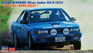 Hasegawa 20541 - 1:24 Nissan Bluebird 4Door Sedan SSS-R (U12) 1989 All Japan Rally