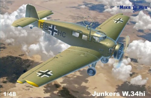 Go to product Mikromir 48019 - 1:48 Junkers W.34hi