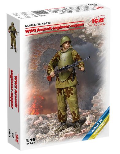 Go to product ICM 16013 - 1:16 WW2 Soviet assault engineer-sapper