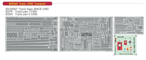 Go to product Eduard BIG5365 - 1:350 Tirpitz