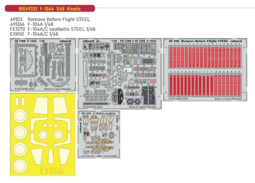 Go to product Eduard BIG49333 - 1:48 F-104A