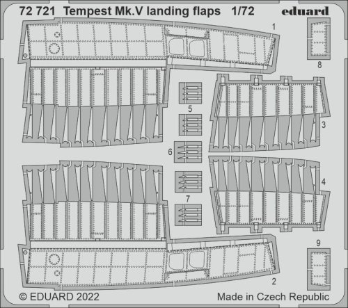 Go to product Eduard 72721 - 1:72 Tempest Mk.V landing flaps