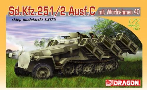 Go to product DRAGON 7306 - 1:72 Sd.Kfz. 251/2 Ausf.C mit Wurfrahmen 40