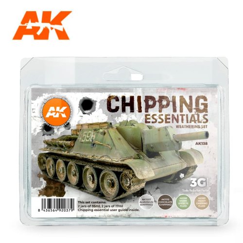 Go to product AK INTERACTIVE 138 - Chipping Essentials Weathering Set