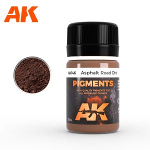 AK INTERACTIVE 146 - Asphalt Road Dirt Pigment