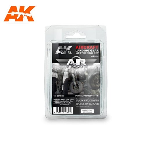 Go to product AK INTERACTIVE 2030 - Aircraft Landing Gear Weathering Set - Air Series
