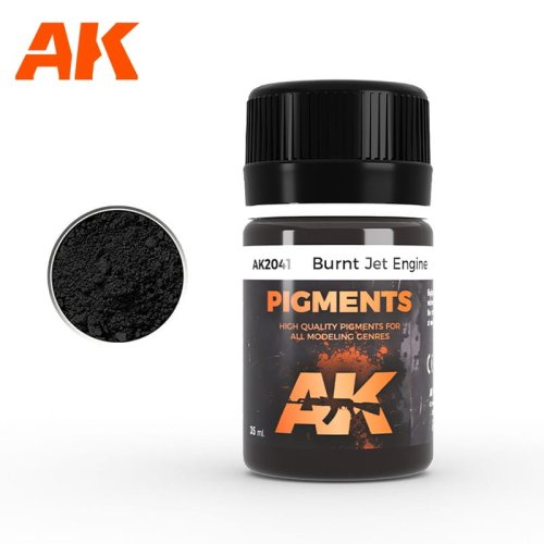 Go to product AK INTERACTIVE 2041 - Burnt Jet Engine Pigment