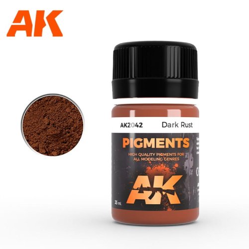Go to product AK INTERACTIVE 2042 - Dark Rust Pigment
