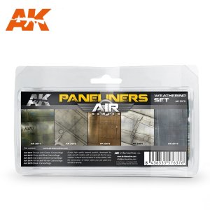 AK INTERACTIVE 2070 - Paneliners Weathering Set - Air Series