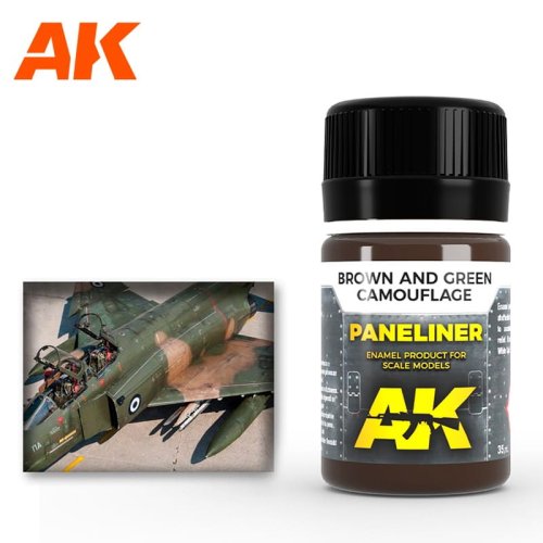 Go to product AK INTERACTIVE 2071 - Paneliner for Brown and Green Camouflage